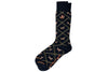 Llewellin Peruvian Pima Cotton Socks - Navy