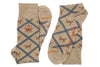 Llewellin Peruvian Pima Cotton Socks - British Khaki