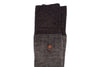 Herringbone Merino Wool Peruvian Pima Cotton Socks - Walnut