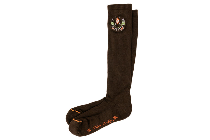 Royal Sporting Pima Cotton Socks - Walnut
