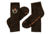 Royal Sporting Pima Cotton Socks - Walnut