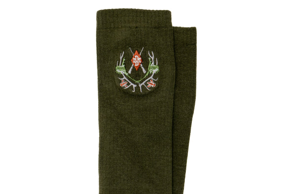 Royal Sporting Pima Cotton Socks - Pine