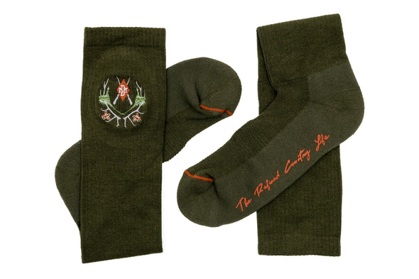 Royal Sporting Pima Cotton Socks - Pine