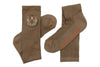 Royal Sporting Alpaca Yarn and Pima Cotton Socks - Oak