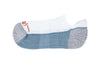 Ultimate Padded Peruvian Pima Cotton Sneaker Socks - White