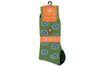 Floral Peruvian Pima Cotton Socks - Kiwi