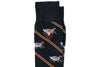 Wood Duck Peruvian Pima Cotton Socks - Charcoal