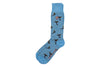 Pheasant Peruvian Pima Cotton Socks - Sky Blue