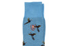Pheasant Peruvian Pima Cotton Socks - Sky Blue