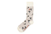 Pheasant Peruvian Pima Cotton Socks - Bone