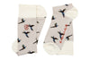 Pheasant Peruvian Pima Cotton Socks - Bone