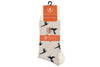 Pheasant Peruvian Pima Cotton Socks - Bone