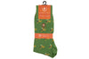 Fly Fishing Peruvian Pima Cotton Socks - Kiwi