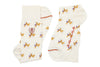 Fly Fishing Peruvian Pima Cotton Socks - Cream