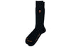 Pin Dot Peruvian Pima Cotton Socks - Black