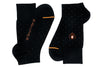 Pin Dot Peruvian Pima Cotton Socks - Black