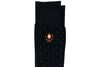 Pin Dot Peruvian Pima Cotton Socks - Black