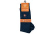 Pin Dot Peruvian Pima Cotton Socks - Slate
