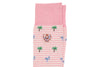Tropical Stripe Peruvian Pima Cotton Socks - Bubblegum
