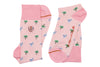 Tropical Stripe Peruvian Pima Cotton Socks - Bubblegum