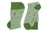 Tropical Stripe Peruvian Pima Cotton Socks - Kiwi