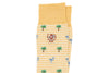 Tropical Stripe Peruvian Pima Cotton Socks - Pina Colada