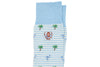 Tropical Stripe Peruvian Pima Cotton - Ocean Breeze