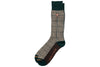 Window Pane Peruvian Pima Cotton Socks - Hunter Green