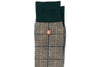 Window Pane Peruvian Pima Cotton Socks - Hunter Green