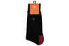 Ventilated All Season Peruvian Pima Cotton Socks - Black