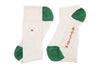 Ventilated Peruvian Pima Cotton Socks - Bone