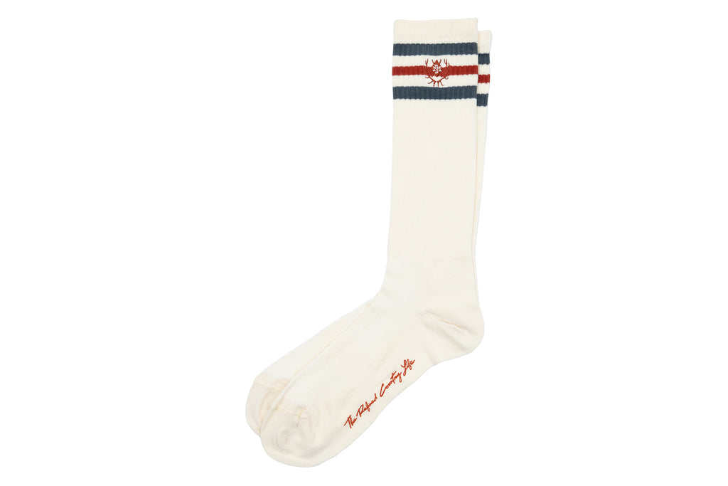 Country Crew Peruvian Pima
Cotton Socks - Slate / Burnt Orange