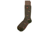 Pheasant Peruvian Pima Cotton Socks - British Khaki