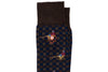 Pheasant Peruvian Pima Cotton Socks - Walnut