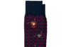 Pheasant Peruvian Pima Cotton Socks - Navy