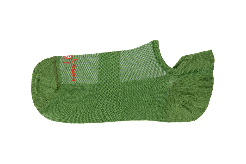 Ultimate Ventilated Peruvian Pima Cotton Sneaker Socks - Kiwi