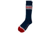 Cabin Merino Wool and Pima Cotton Socks - Navy