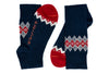 Cabin Merino Wool and Pima Cotton Socks - Navy