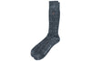Cashmere Cable Andean Alpaca Socks - Heather Grey