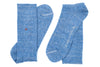 Cashmere Cable Andean Alpaca Socks - Sky Blue