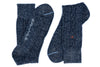 Cashmere Cable Andean Alpaca Socks - Navy