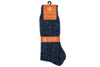 Cashmere Cable Andean Alpaca Socks - Navy
