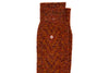 Chevron Alpaca Yarn Socks - Pumpkin