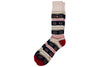 Fairisle Alpaca Yarn Socks - Oat