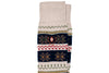 Fairisle Alpaca Yarn Socks - Oat