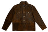 Yorkshire Lightweight Goat Suede Shirt Jacket - Antique Tobacco
