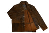 Yorkshire Lightweight Goat Suede Shirt Jacket - Antique Tobacco