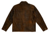 Yorkshire Lightweight Goat Suede Shirt Jacket - Antique Tobacco