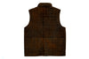 Northumberland Lightweight Goat Suede Vest - Antique Tobacco