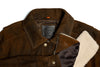 London Bomber Goatskin Leather Jacket - Antique Tobacco